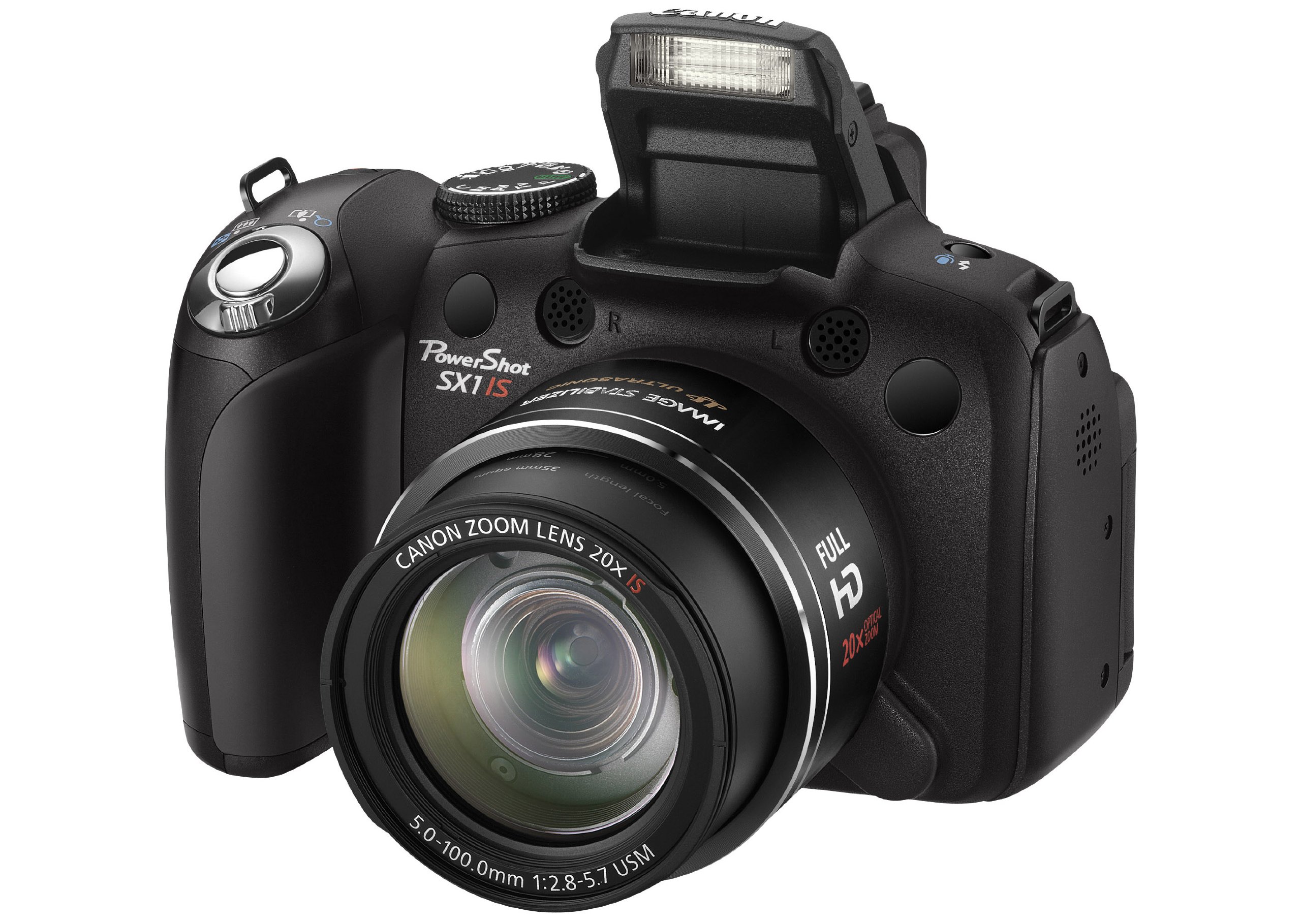 Camera Digital IS SX1 PowerShot Canon デジタルカメラ IS SX1 PowerShot Canon - Optical 20x (10MP, Black デジタルカメラ